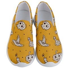 Funny Halloween Party Pattern Men s Lightweight Slip Ons by HalloweenParty