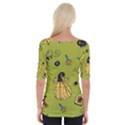 Funny Scary Spooky Halloween Party Design Wide Neckline Tee View2