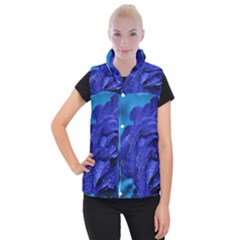 Beauty Bloom Blue 67636 Women s Button Up Vest by hhhh