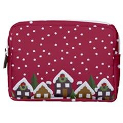 Winter Idyll Make Up Pouch (medium) by Valentinaart