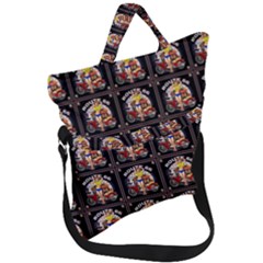 Route-66-1 Fold Over Handle Tote Bag by ArtworkByPatrick