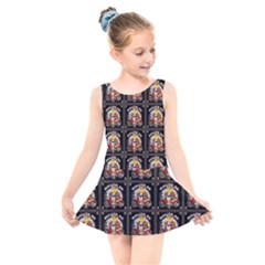 Route-66-1 Kids  Skater Dress Swimsuit by ArtworkByPatrick