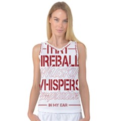 Fireball Whiskey Shirt Solid Letters 2016 Women s Basketball Tank Top by crcustomgifts