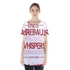 Fireball Whiskey Shirt Solid Letters 2016 Skirt Hem Sports Top by crcustomgifts