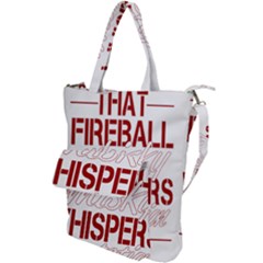 Fireball Whiskey Shirt Solid Letters 2016 Shoulder Tote Bag