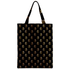 Venetian Mask Motif Pattern 1 Zipper Classic Tote Bag by dflcprintsclothing