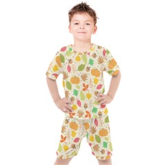 Thanksgiving Pattern Kid s Set