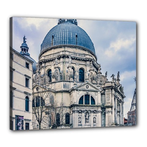 Santa Maria Della Salute Church, Venice, Italy Canvas 24  X 20  (stretched) by dflcprintsclothing
