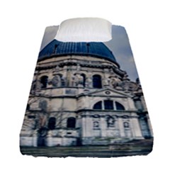 Santa Maria Della Salute Church, Venice, Italy Fitted Sheet (single Size) by dflcprintsclothing