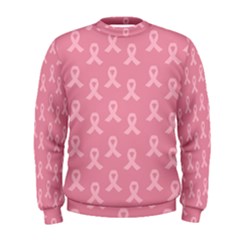 Pink Ribbon - Breast Cancer Awareness Month Men s Sweatshirt by Valentinaart