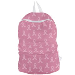Pink Ribbon - Breast Cancer Awareness Month Foldable Lightweight Backpack by Valentinaart