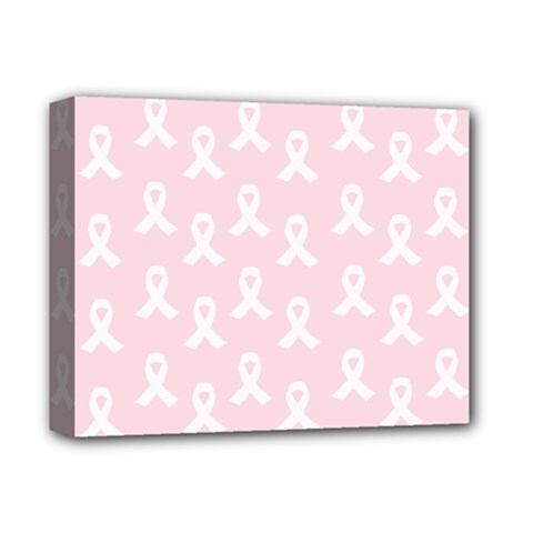 Pink Ribbon - Breast Cancer Awareness Month Deluxe Canvas 14  X 11  (stretched) by Valentinaart