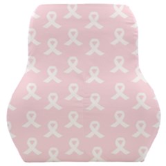 Pink Ribbon - Breast Cancer Awareness Month Car Seat Back Cushion  by Valentinaart