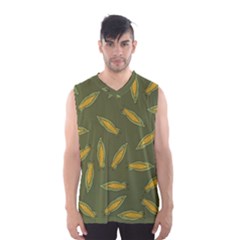 Corn Pattern Men s Basketball Tank Top by Valentinaart