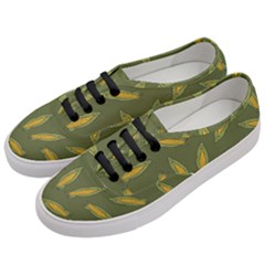 Corn Pattern Women s Classic Low Top Sneakers by Valentinaart