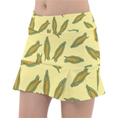 Corn Pattern Tennis Skirt by Valentinaart