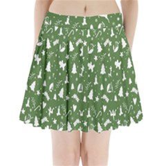 Christmas Pattern Pleated Mini Skirt by Valentinaart