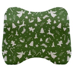 Christmas Pattern Velour Head Support Cushion