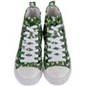 Christmas pattern Women s Mid-Top Canvas Sneakers View1