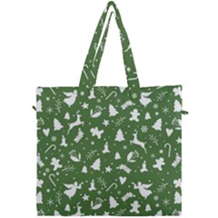 Christmas Pattern Canvas Travel Bag