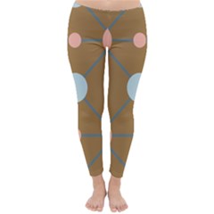 Planets Planet Around Rounds Classic Winter Leggings by Sapixe