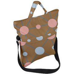 Planets Planet Around Rounds Fold Over Handle Tote Bag