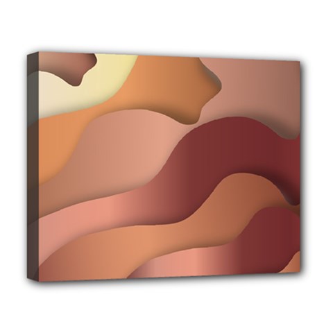 Autumn Copper Gradients Copyspace Deluxe Canvas 20  X 16  (stretched)