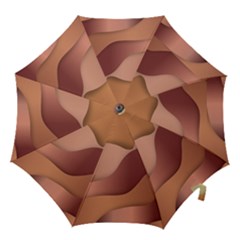 Autumn Copper Gradients Copyspace Hook Handle Umbrellas (large) by Sapixe