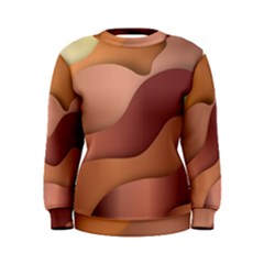 Autumn Copper Gradients Copyspace Women s Sweatshirt