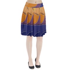 Autumn Copyspace Wallpaper Pleated Skirt