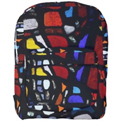 Art Bright Lead Glass Pattern Full Print Backpack