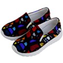 Art Bright Lead Glass Pattern Kid s Lightweight Slip Ons View2