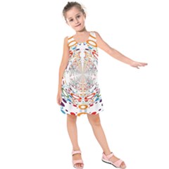 Wallpaper Pattern Colorful Color Kids  Sleeveless Dress