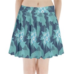 Graphic Design Wallpaper Abstract Pleated Mini Skirt