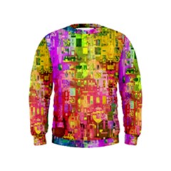 Color Abstract Artifact Pixel Kids  Sweatshirt
