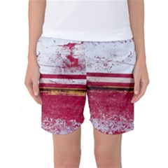 Boat Chipped Close Up Damaged Women s Basketball Shorts by Sapixe