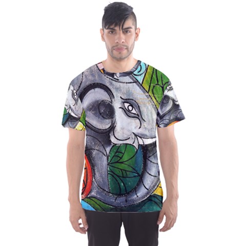 Graffiti The Art Of Spray Mural Men s Sports Mesh Tee by Sapixe