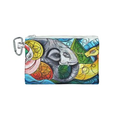 Graffiti The Art Of Spray Mural Canvas Cosmetic Bag (small) by Sapixe