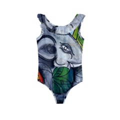 Graffiti The Art Of Spray Mural Kids  Frill Swimsuit