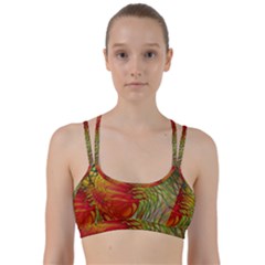 Texture Art Color Pattern Line Them Up Sports Bra