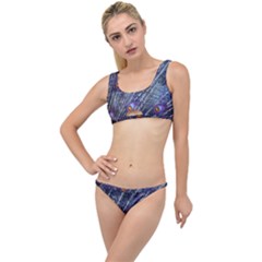 Peacock Feathers Color Plumage Blue The Little Details Bikini Set