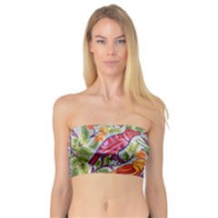 Art Flower Pattern Background Bandeau Top