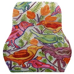 Art Flower Pattern Background Car Seat Back Cushion 