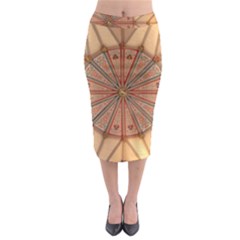 York Minster Chapter House Midi Pencil Skirt by Sapixe