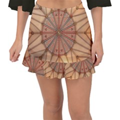 York Minster Chapter House Fishtail Mini Chiffon Skirt by Sapixe