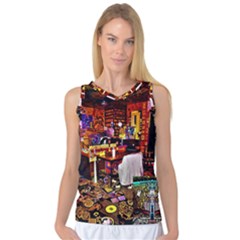 Painted House Women s Basketball Tank Top by MRTACPANS