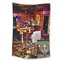 Painted House Large Tapestry by MRTACPANS