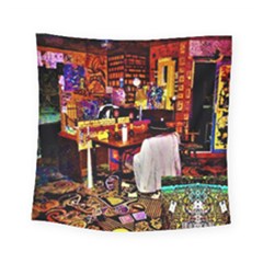 Painted House Square Tapestry (small) by MRTACPANS