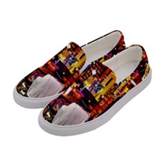 Painted House Women s Canvas Slip Ons by MRTACPANS