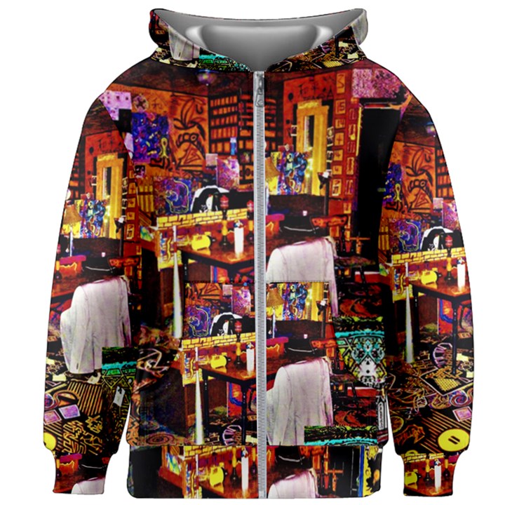 PAINTED HOUSE Kids Zipper Hoodie Without Drawstring